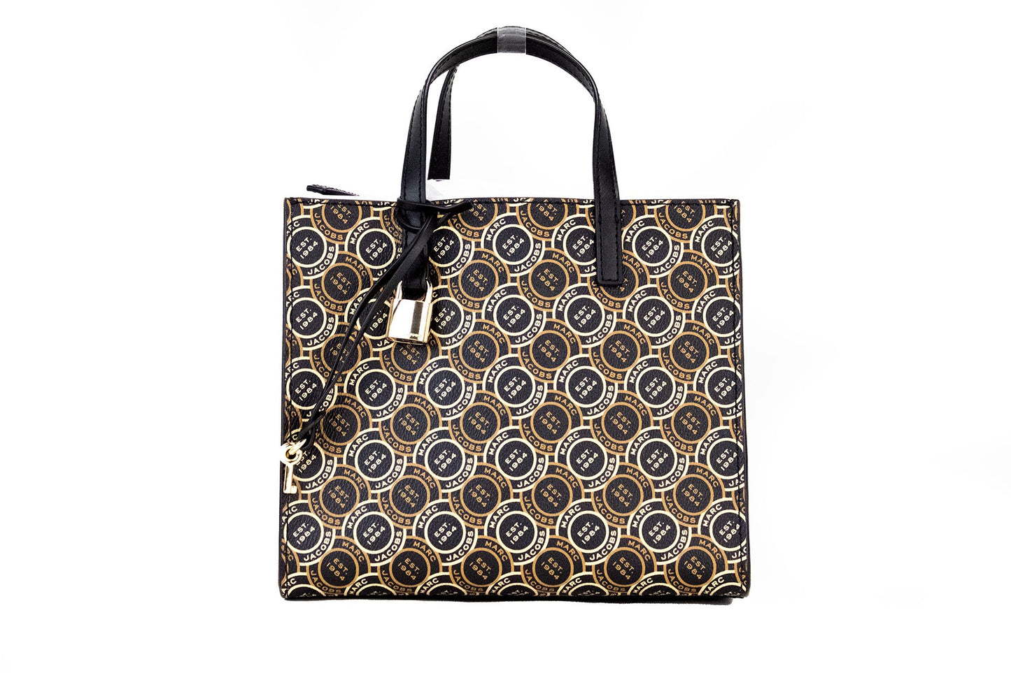 Шкіряна сумочка Marc Jacobs Mini Grind з принтом через плече