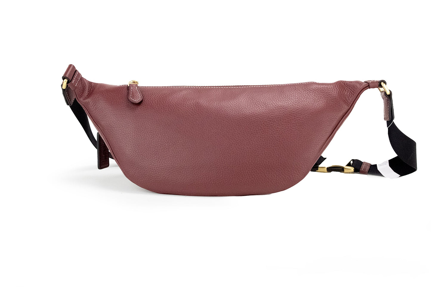Фірмова сумка на пояс із полотняної шкіри COACH Warren Wine Chambray