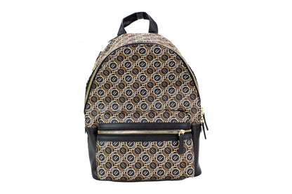 Шкіряний рюкзак-книжка Marc Jacobs Signet Medium Black Logo Printed