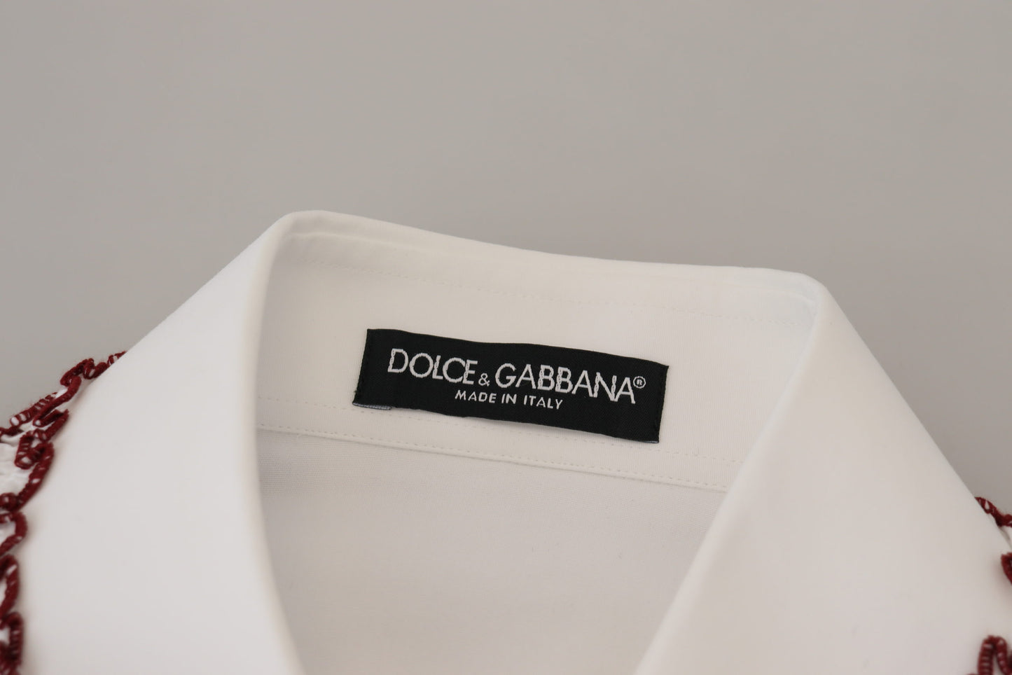 Елегантний білий бавовняний топ-поло Dolce &amp; Gabbana