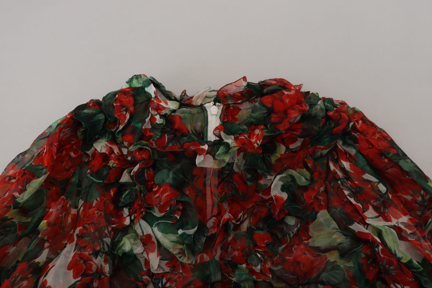Елегантна багатоколірна шовкова сукня А-силуету Dolce &amp; Gabbana
