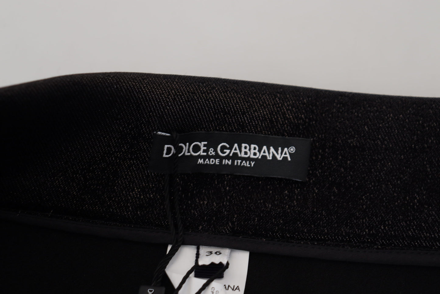 Елегантні чорні джинсові штани Dolce &amp; Gabbana - спеціального крою
