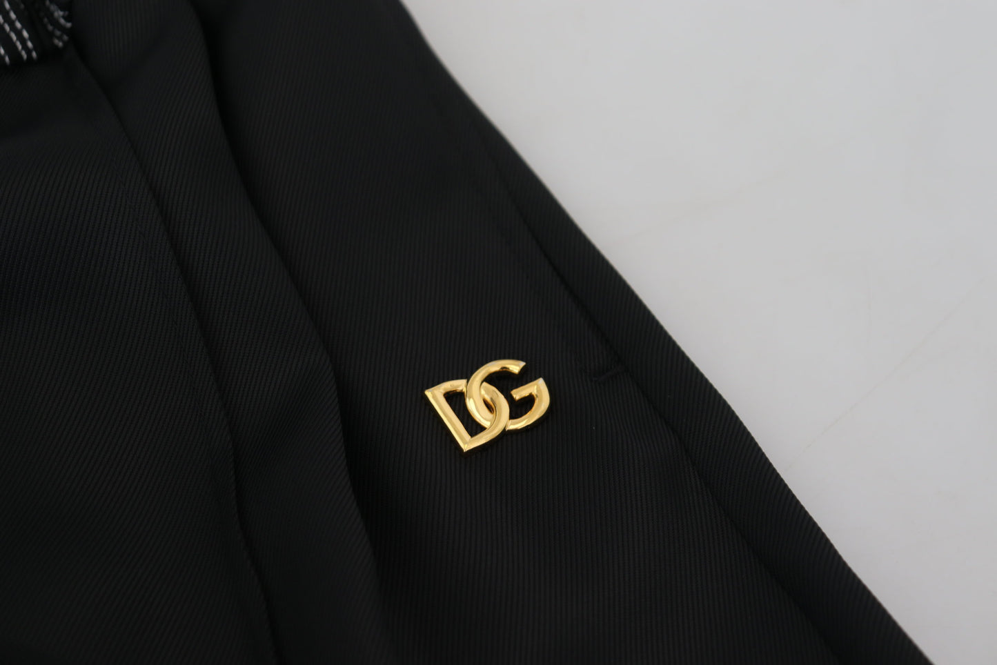 Елегантні чорні бавовняні штани Dolce &amp; Gabbana