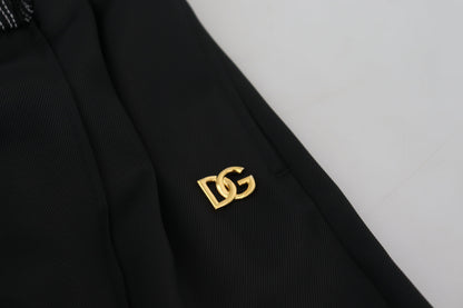 Елегантні чорні бавовняні штани Dolce &amp; Gabbana