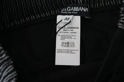 Елегантні чорні бавовняні штани Dolce &amp; Gabbana
