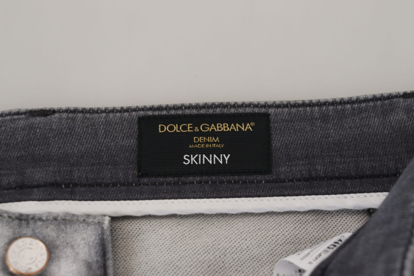 Елегантні сірі штани із суміші бавовни Dolce &amp; Gabbana