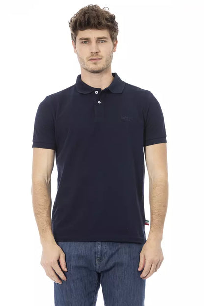 Чоловіче поло Baldinini Trend Blue Cotton