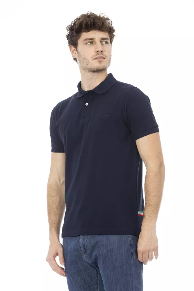 Чоловіче поло Baldinini Trend Blue Cotton