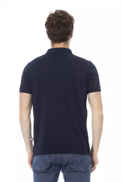Чоловіче поло Baldinini Trend Blue Cotton