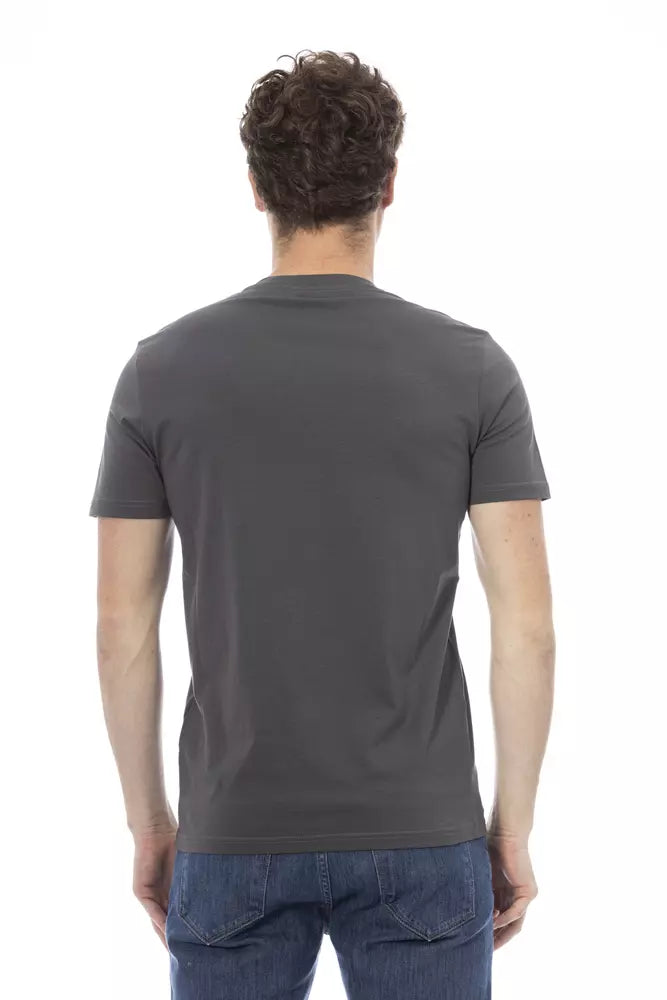Чоловіча бавовняна футболка Baldinini Trend Grey