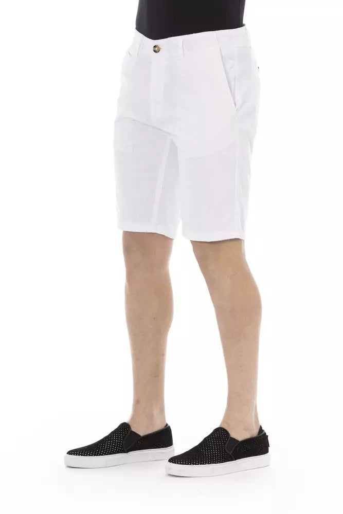Чоловічі бермуди Baldinini Trend White Cotton