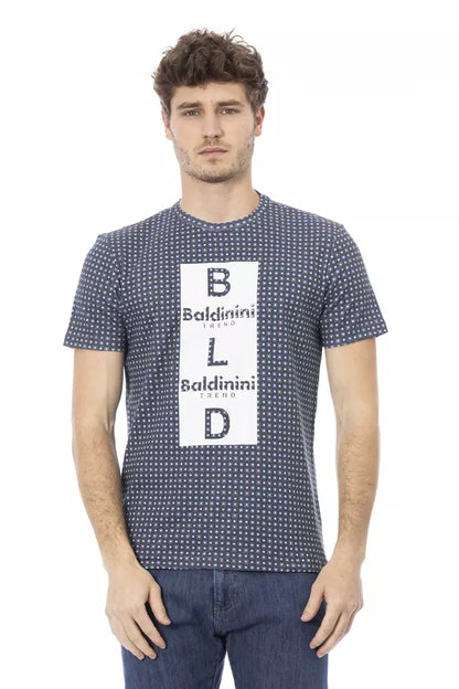 Чоловіча бавовняна футболка Baldinini Trend Grey