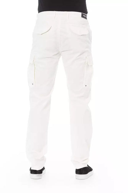 Чоловічі бавовняні штани Baldinini Trend White