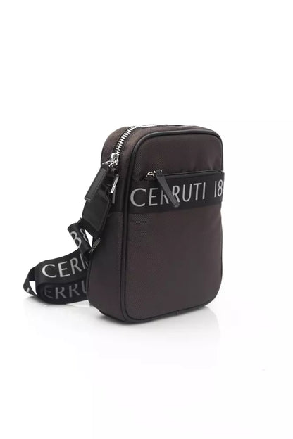 Коричнева нейлонова чоловіча сумка Cerruti 1881