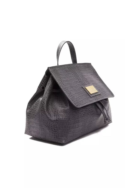 Шкіряна жіноча сумочка Pompei Donatella Grey