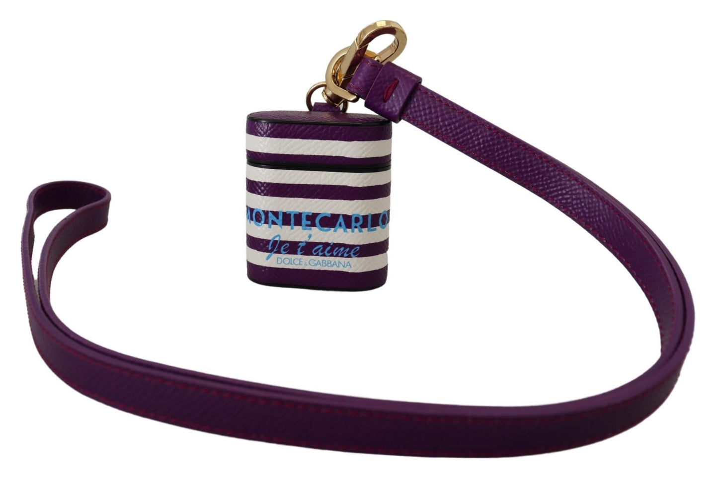 Шкіряний чохол Dolce &amp; Gabbana Chic Purple Airpods