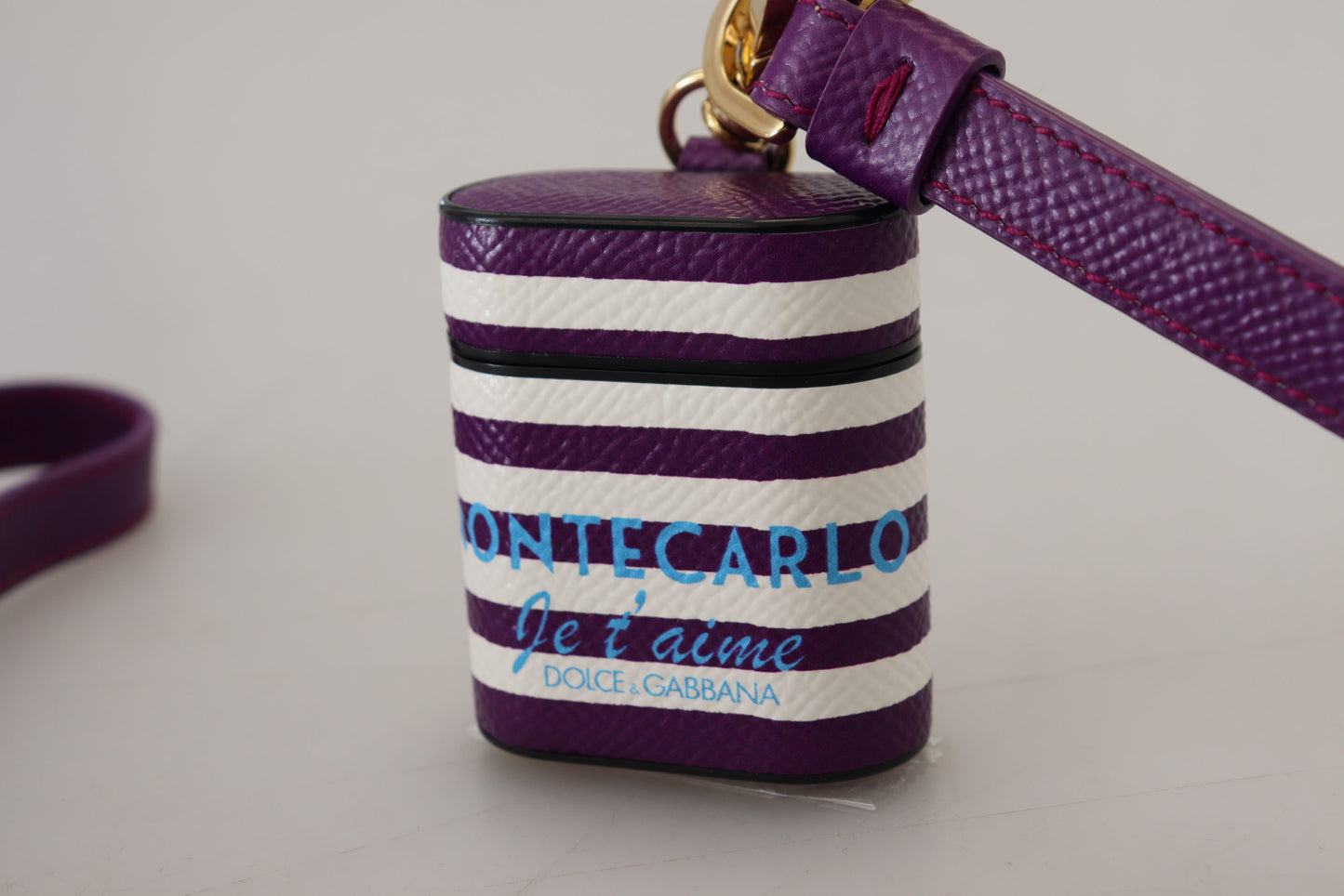 Шкіряний чохол Dolce &amp; Gabbana Chic Purple Airpods