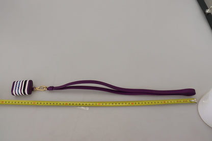 Шкіряний чохол Dolce &amp; Gabbana Chic Purple Airpods