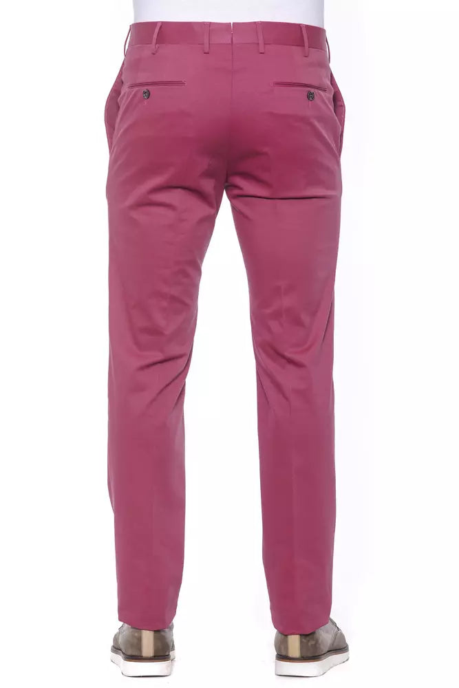 Бавовняні чоловічі штани PT Torino Fuchsia