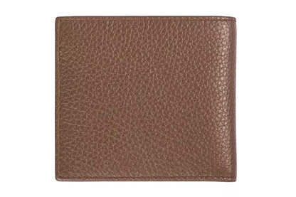 Коричневий шкіряний чоловічий гаманець Trussardi