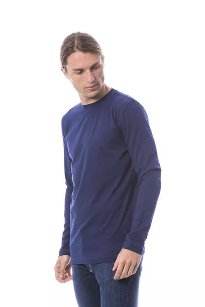Verri Blue Cotton Men Sweaters