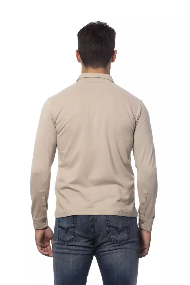 Чоловіча бавовняна сорочка Verri Beige