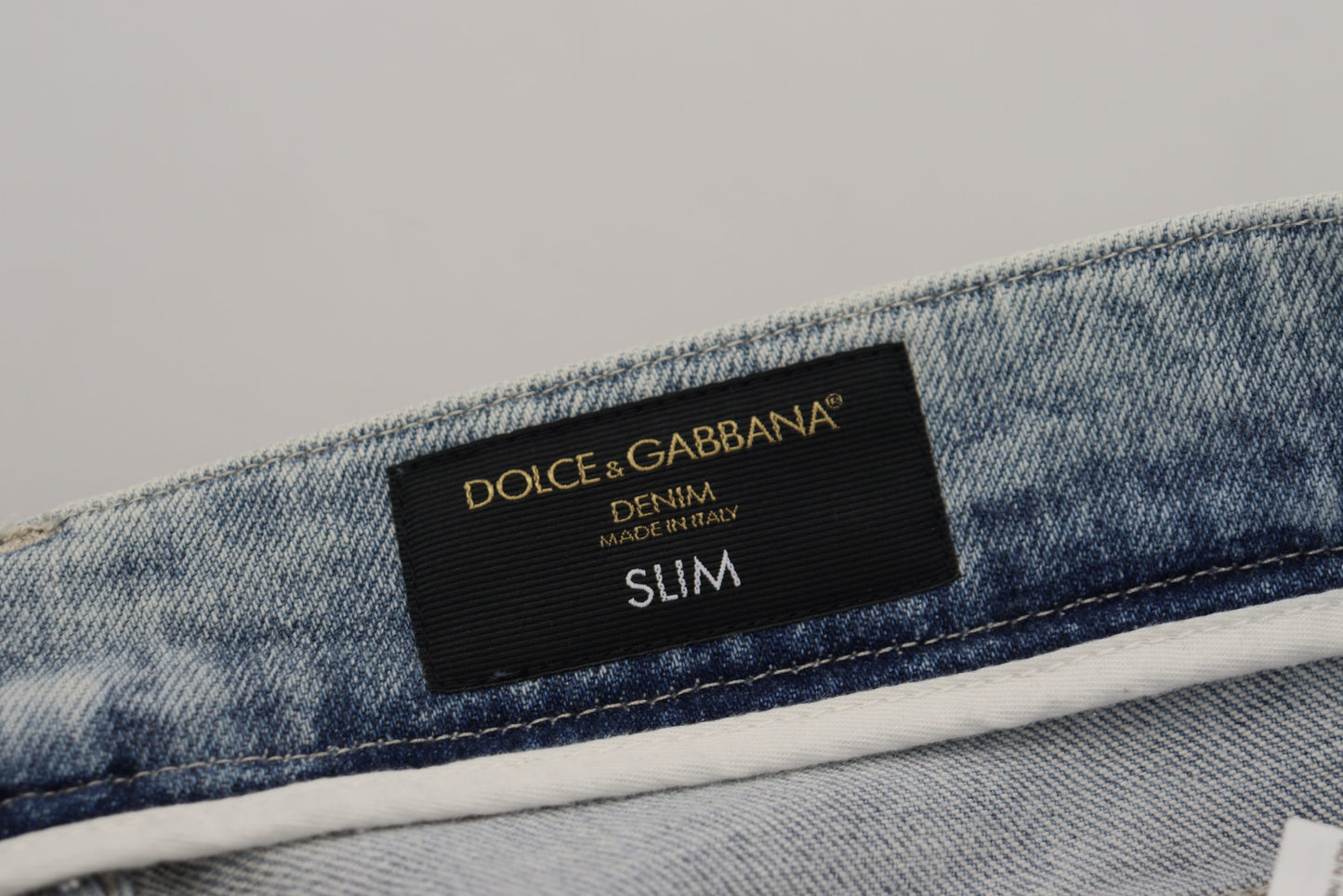 Класичні світло-блакитні джинсові штани Dolce &amp; Gabbana