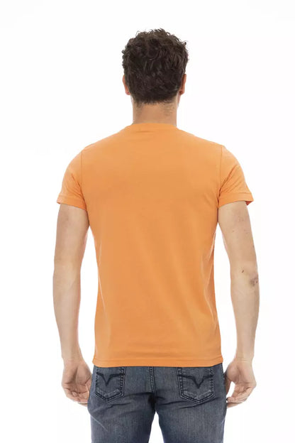 Бавовняна чоловіча футболка Trussardi Action Orange