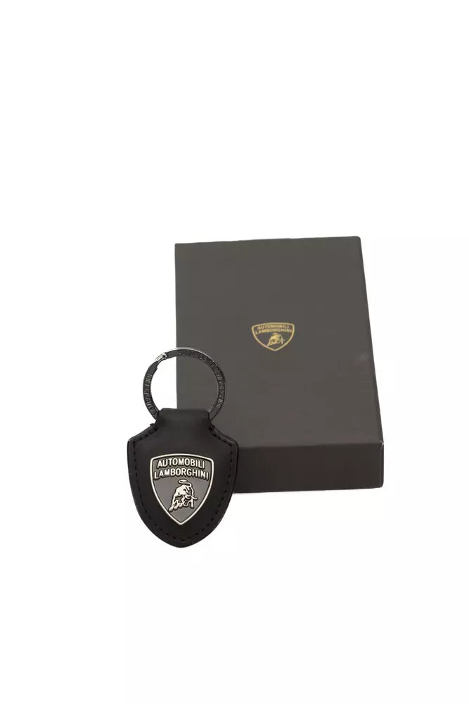Чорний металевий чоловічий брелок Automobili Lamborghini