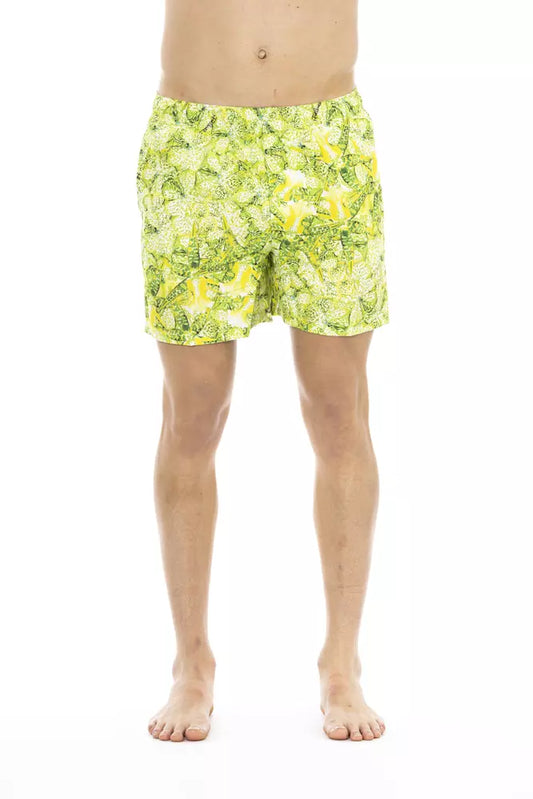 Чоловічі шорти для плавання з поліестеру Just Cavalli Green