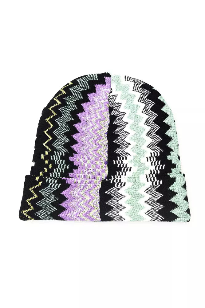 Багатобарвна вовняна жіноча шапка Missoni