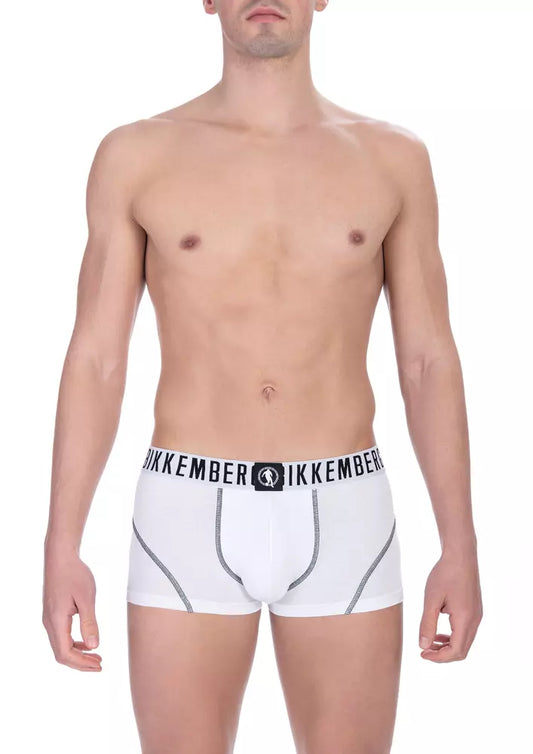 Білий бавовняний чоловічий багажник Bikkembergs