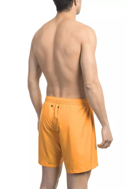 Чоловічі плавальні шорти Bikkembergs Orange з поліестеру