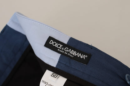 Чоловічі елегантні сині бавовняні штани Dolce &amp; Gabbana
