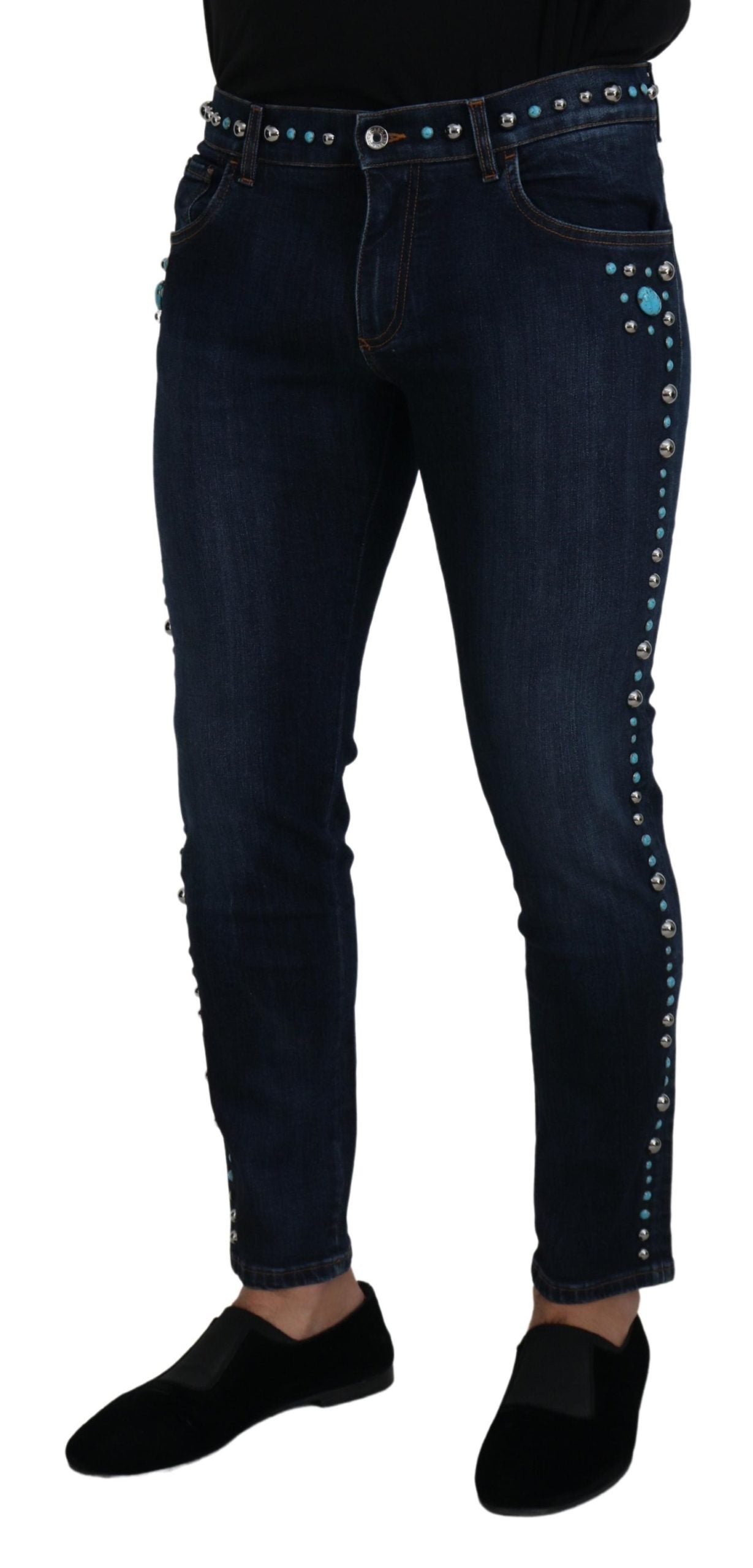 Джинси Dolce &amp; Gabbana Studded Opulence Denim