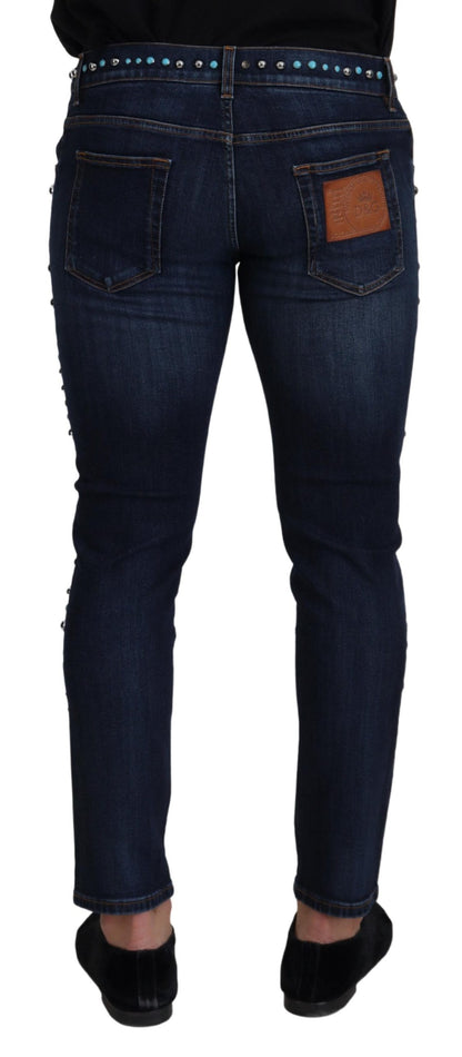Джинси Dolce &amp; Gabbana Studded Opulence Denim