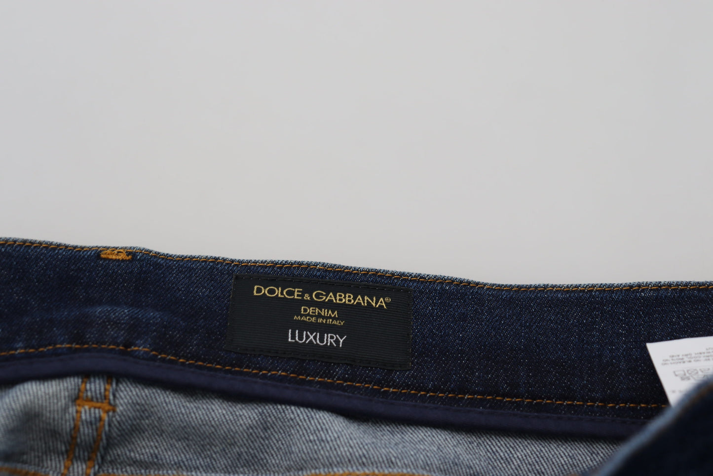 Елегантні сині витерті джинсові штани Dolce &amp; Gabbana