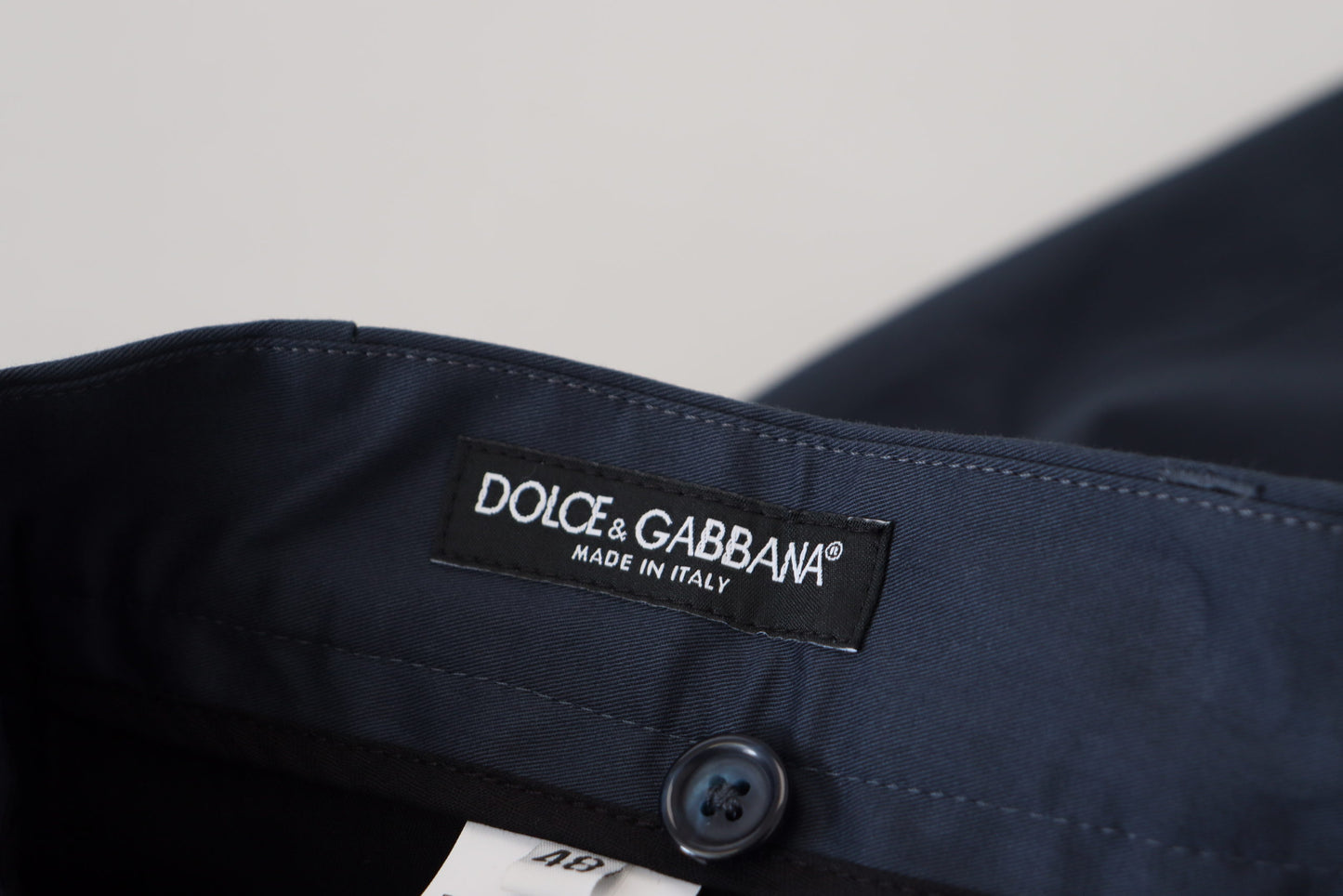 Елегантні сині шорти зі суміші бавовни Dolce &amp; Gabbana