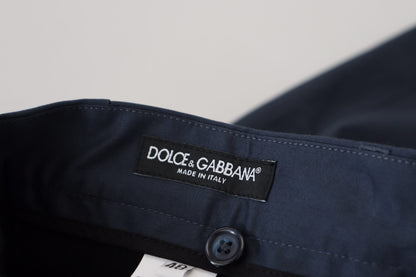 Елегантні сині шорти зі суміші бавовни Dolce &amp; Gabbana