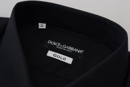 Вишукана чорна бавовняна сорочка Dolce &amp; Gabbana