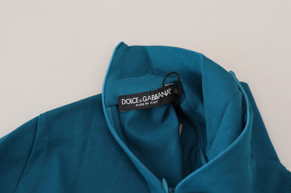Елегантний синій бавовняний светр Dolce &amp; Gabbana