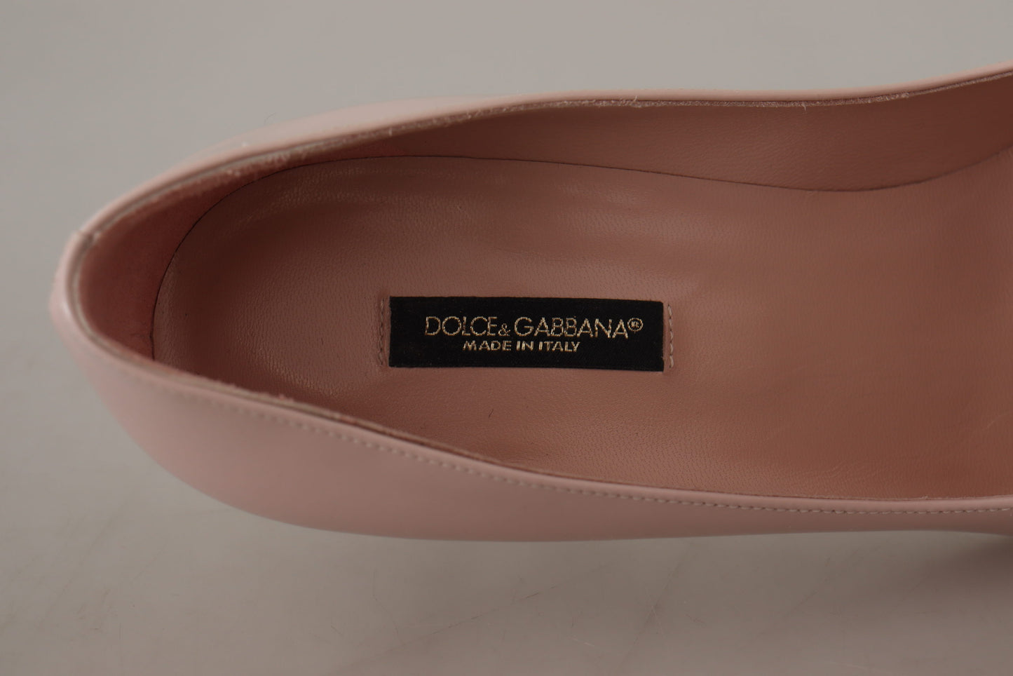 Елегантні рожеві туфлі з лакованої шкіри Dolce &amp; Gabbana