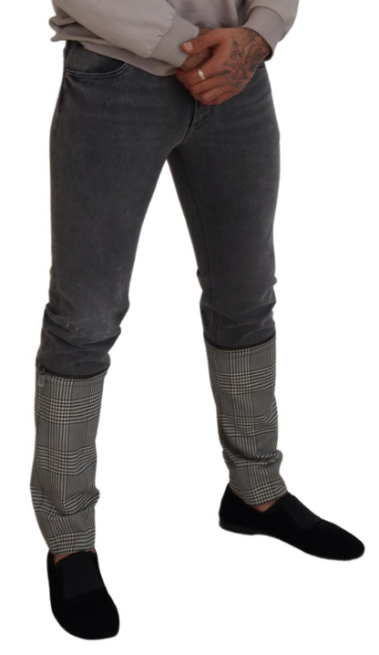 Dolce &amp; Gabbana Elegant Grey Care Denim Treasure