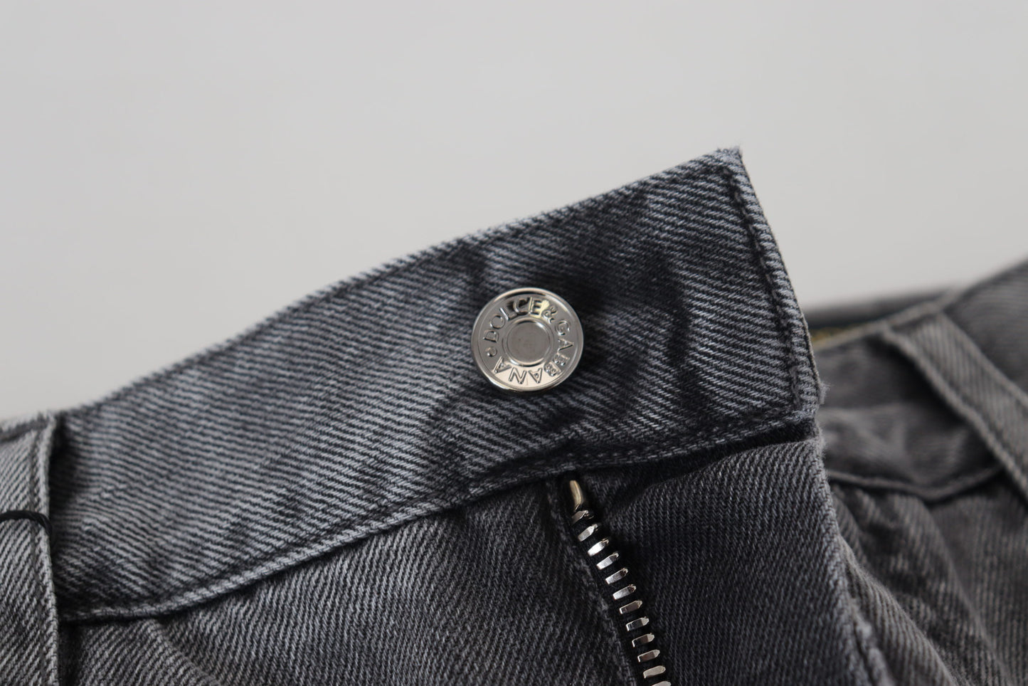 Dolce &amp; Gabbana Elegant Grey Care Denim Treasure