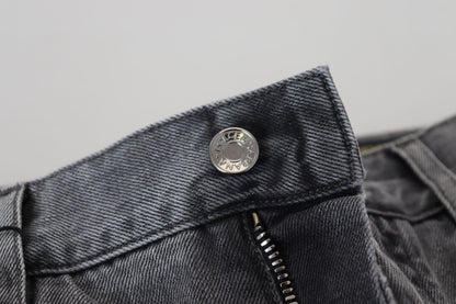 Dolce &amp; Gabbana Elegant Grey Care Denim Treasure
