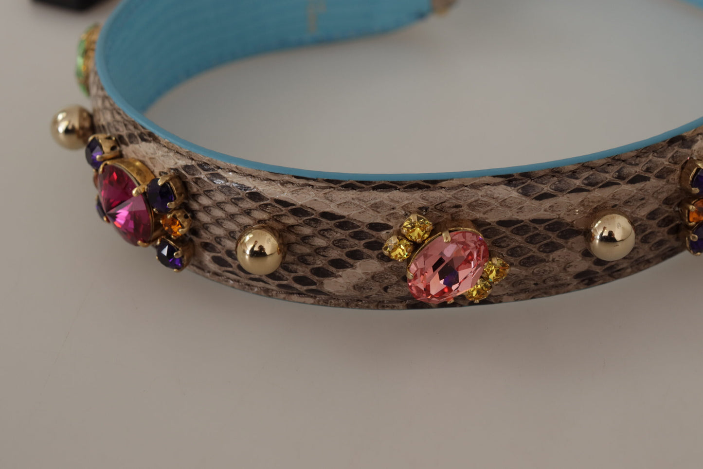 Елегантний аксесуар зі шкіри пітона через плече Dolce &amp; Gabbana