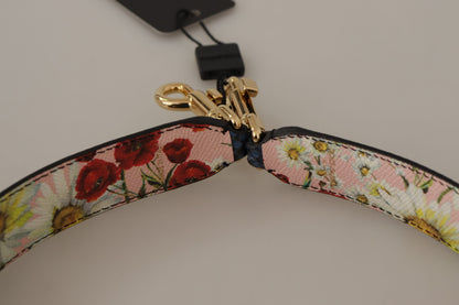 Елегантний синій ремінь для сумки зі шкіри пітона Dolce &amp; Gabbana