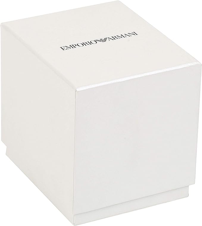 Елегантний двоколірний годинник Emporio Armani Crystal Pave