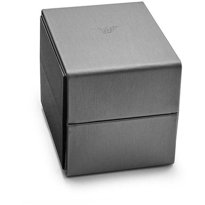 Emporio Armani Елегантний жіночий шкіряний годинник бордо