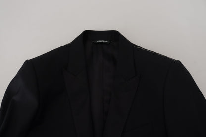 Елегантний чорний офіційний піджак Dolce &amp; Gabbana Martini